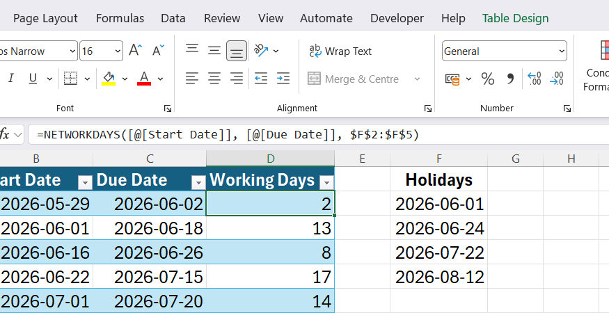 How to use Excel date functions to automate project timelines