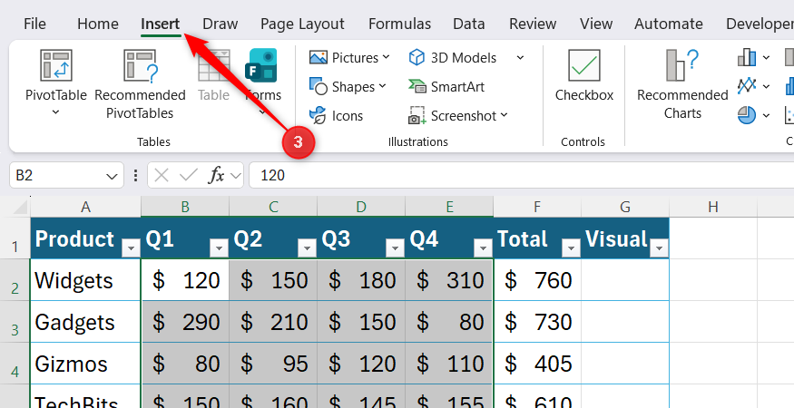 6 effective Excel visualizations you can build in under 10 minutes