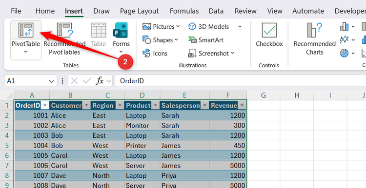 Pivottable Ribon Nobody told me about these 5 Excel PivotTable tricks—now I use them ...