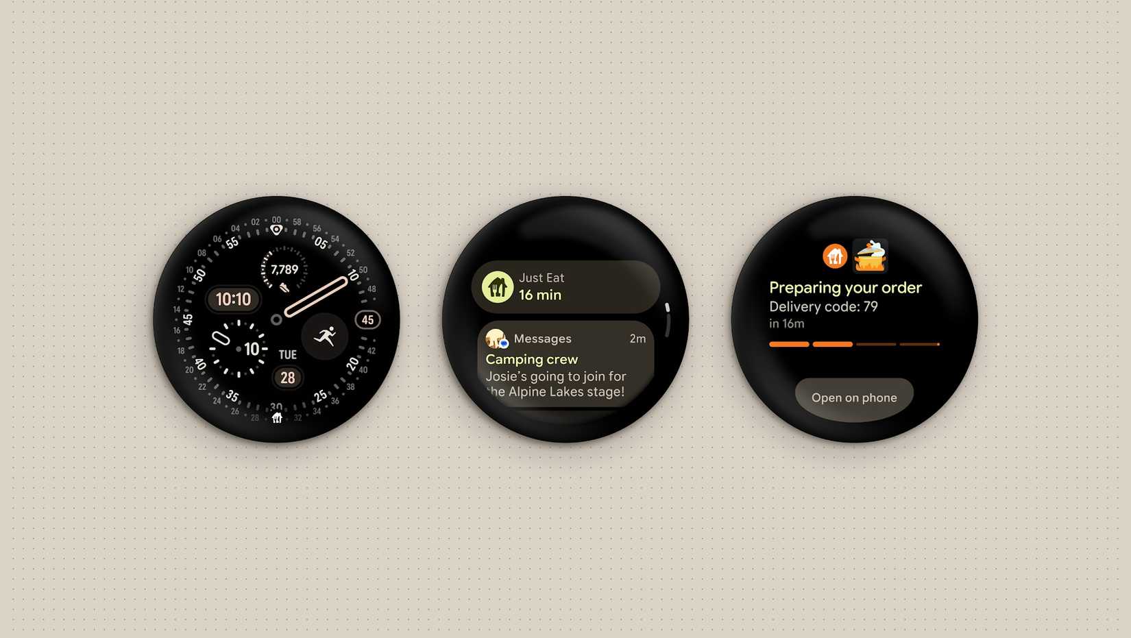 Wear OS 7 live updates