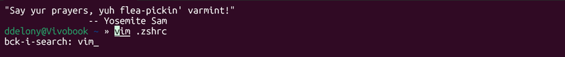 Windows Terminal backward search in Ubuntu.