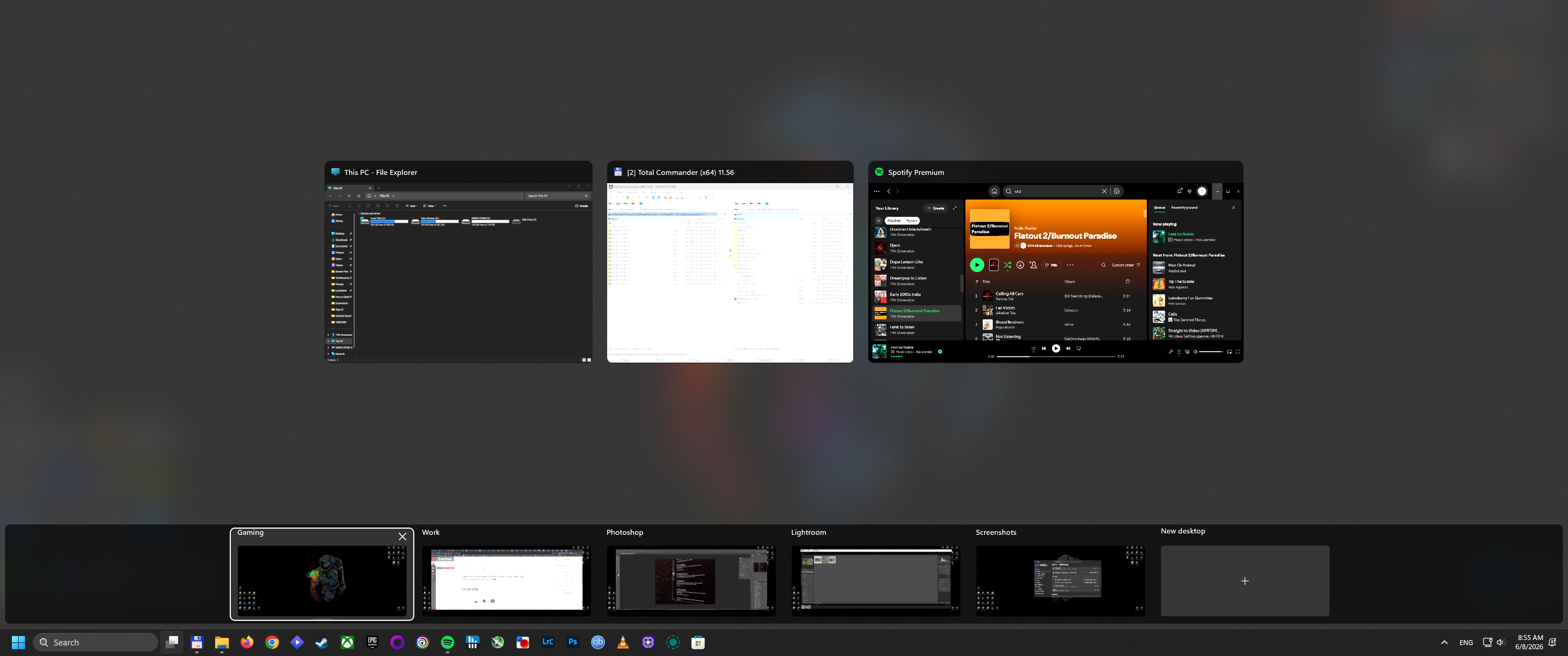 I rebuilt my Windows workflow around virtual desktops and it