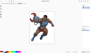 An image of a MOTU character with a claw in Pinta.