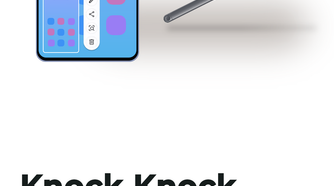 The Knock Knock gesture on a Motorola phone.