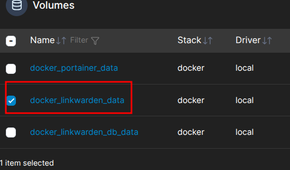 Managing volume data in Portainer/