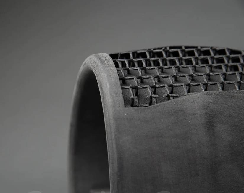 Aerospace part by Graphite Additive Manufacturing.