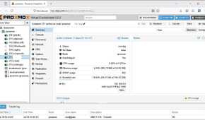 The AI LLM node in Proxmox.