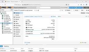 The AI speech mode in Proxmox.