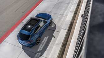 Top-down view of a 2023 Alfa Romeo Stelvio