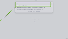 Create note from URL.