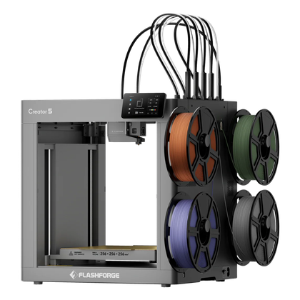 FlashForge Creator 5 3D printer.