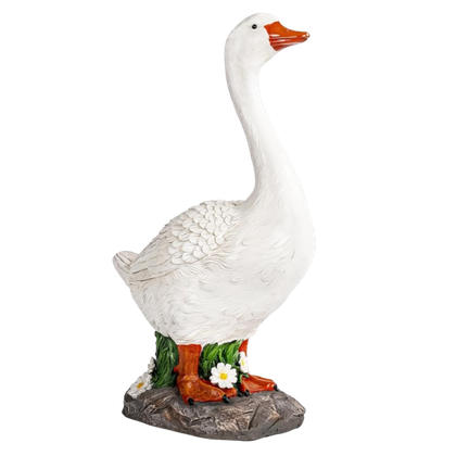 GIGALUMI goose statue on a transparent background