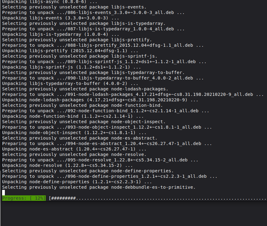 Installing nodejs and npm via the Terminal in Linux Mint.