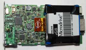 Photo of iPod mini microdrive