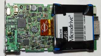Photo of iPod mini microdrive