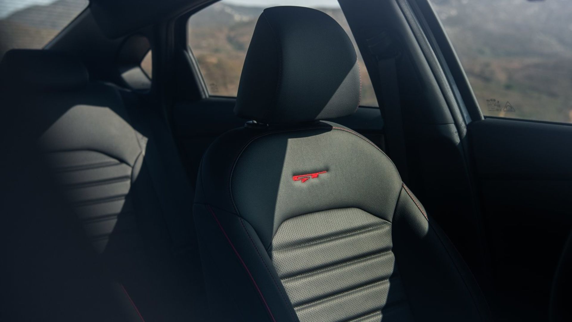 Shot of the front passenger seat in a 2022 Kia Forte.