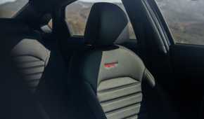 Shot of the front passenger seat in a 2022 Kia Forte.