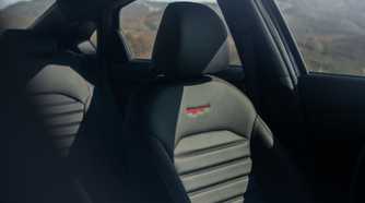 Shot of the front passenger seat in a 2022 Kia Forte.