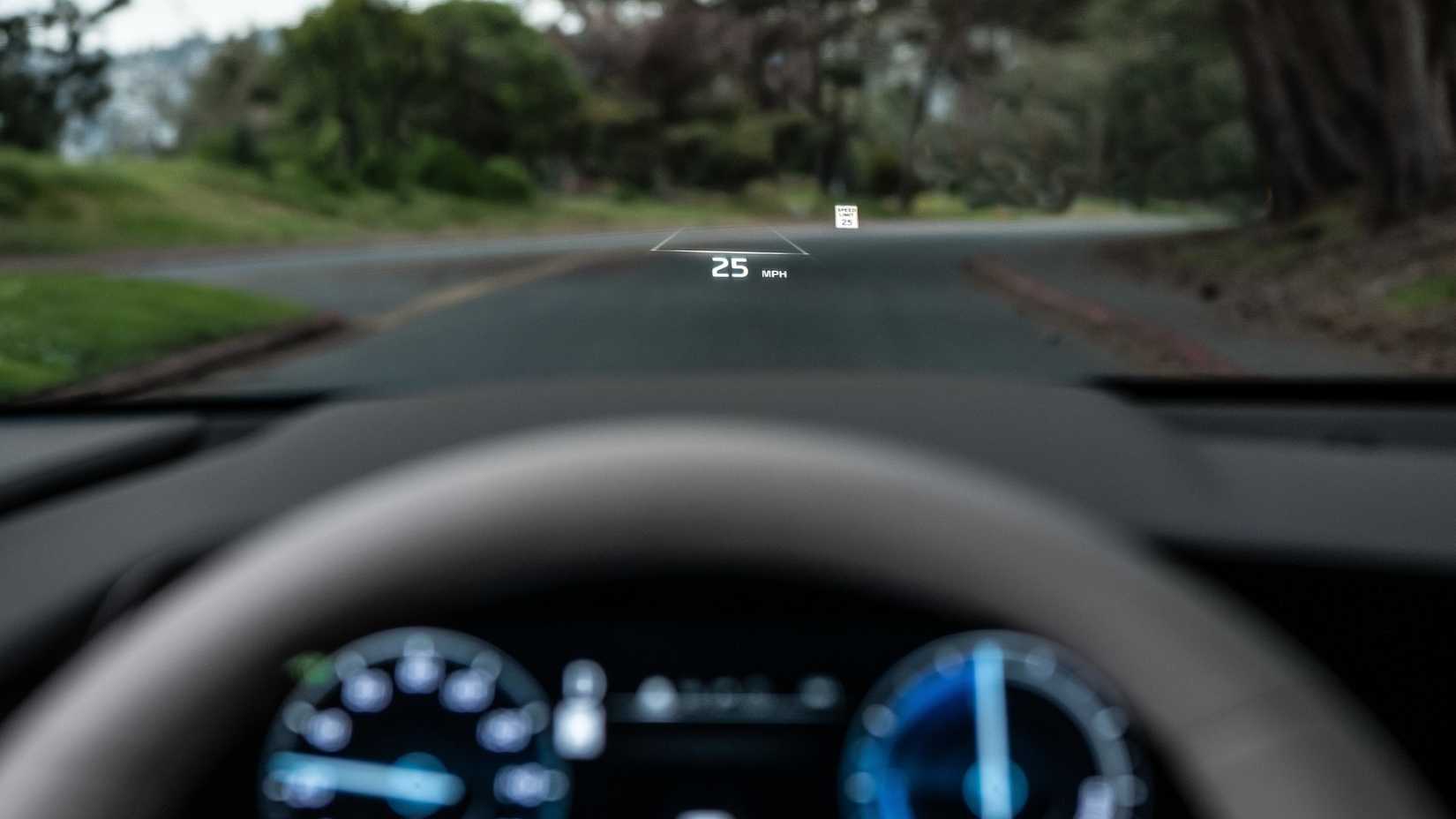 Heads-up display in a 2023 Kia Niro