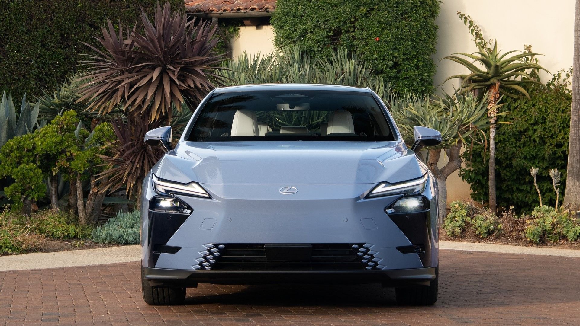 Head-on shot of a 2026 Lexus ES