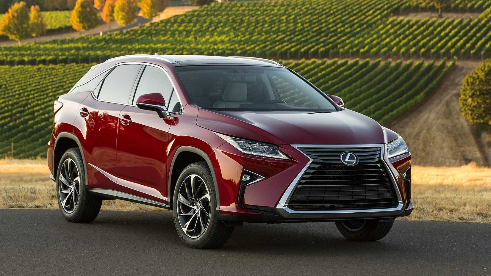 Front 3/4 shot of a 2016 Lexus RX
