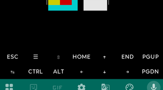 Losing Bash Tetris in Termux