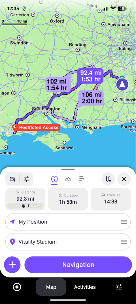 Навигация Waze на автомобильном дисплее через Android Auto