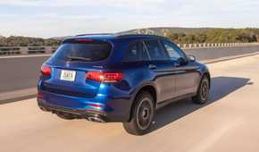 Rear 3/4 shot of a 2020 Mercedes-Benz GLC-Class