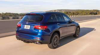 Rear 3/4 shot of a 2020 Mercedes-Benz GLC-Class