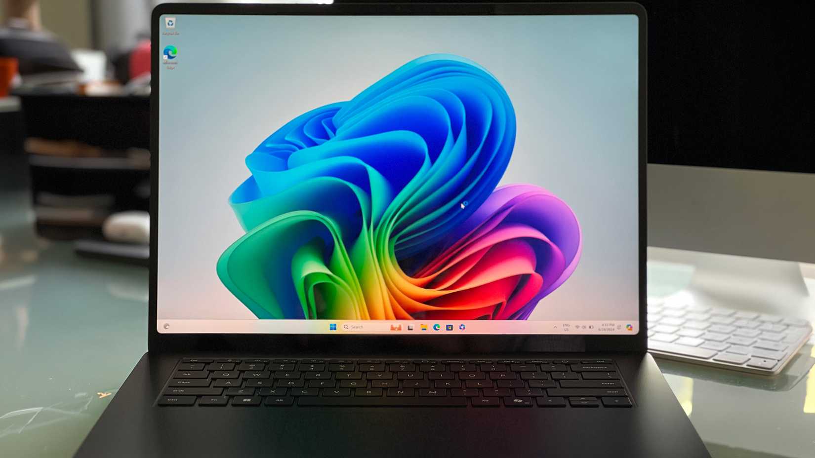 Windows 11 on a Microsoft Surface Laptop 7