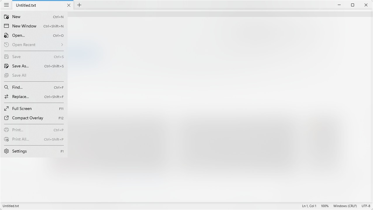 The Notepads UI is ultra minimalist.