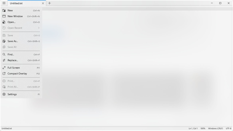The Notepads UI is ultra minimalist.
