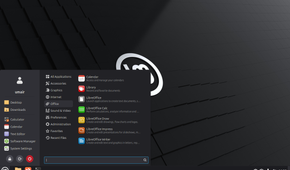 opening applications using menu in Linux mint