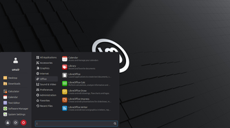 opening applications using menu in Linux mint
