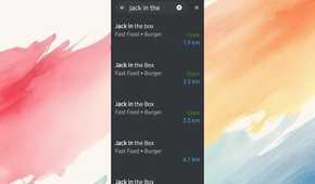 Organic Maps showing multiple Jack in the Boxes