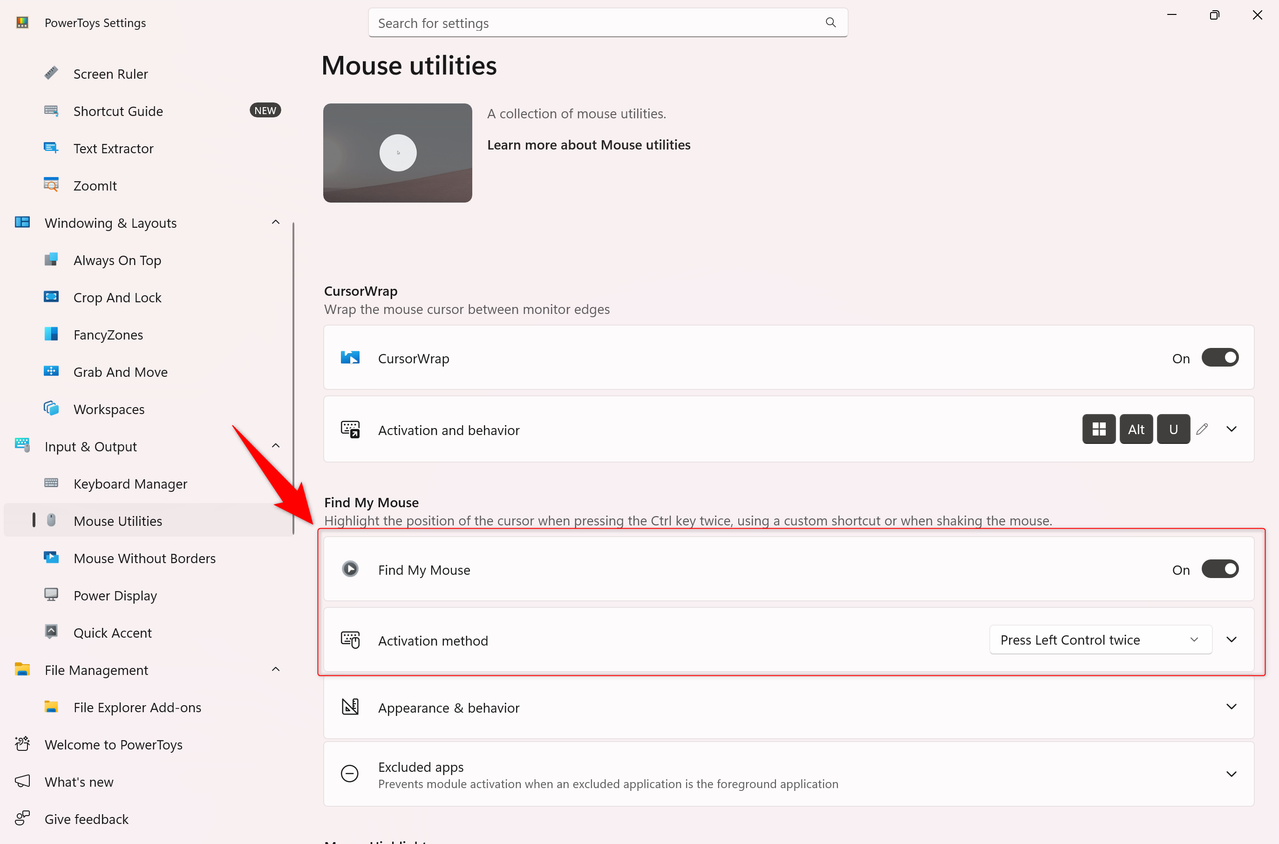 Mouse Utility Control Panel I always install these 3 free apps on every Windows PC