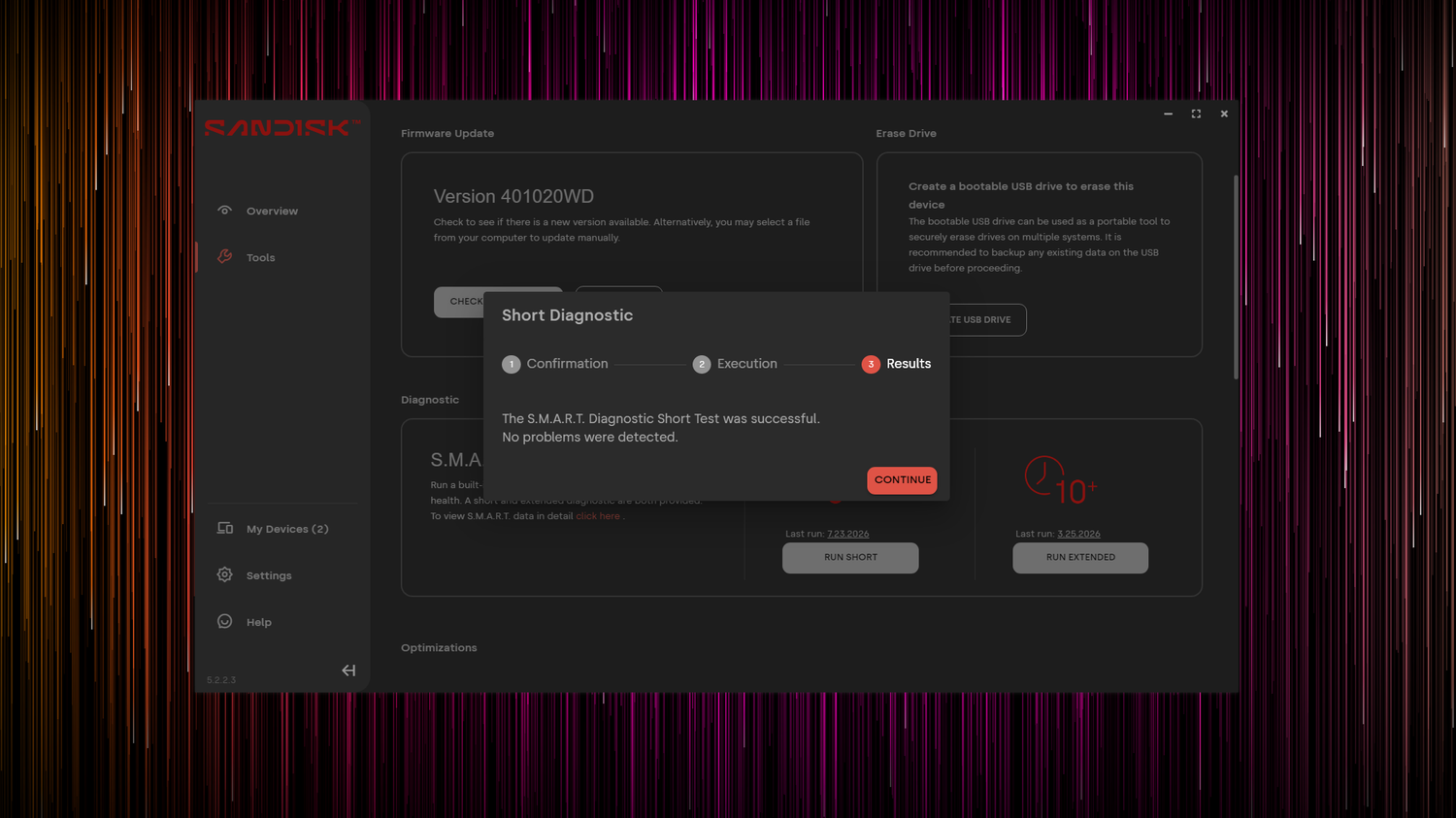 SanDisk Dashboard 03