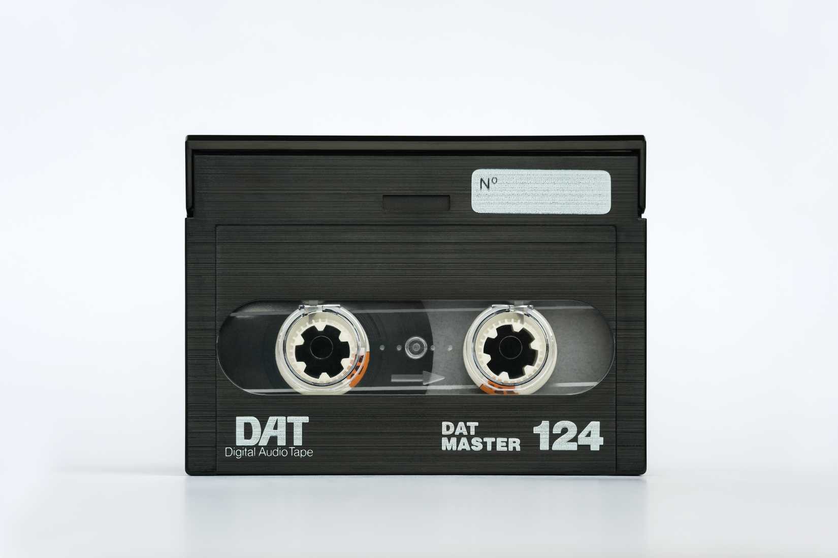 A DAT on a white background, isolated.