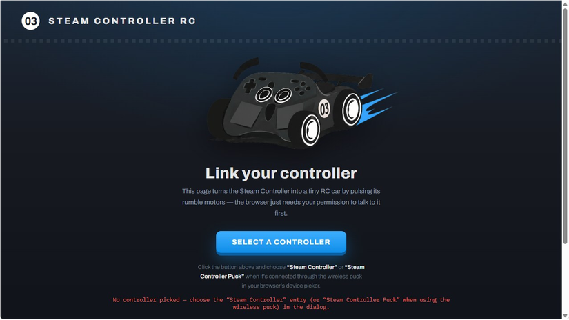 VeryLazyPixel's steam controller driver website. 