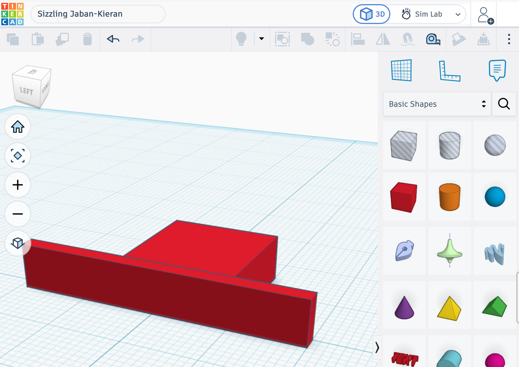 Tinkercad modeling software.