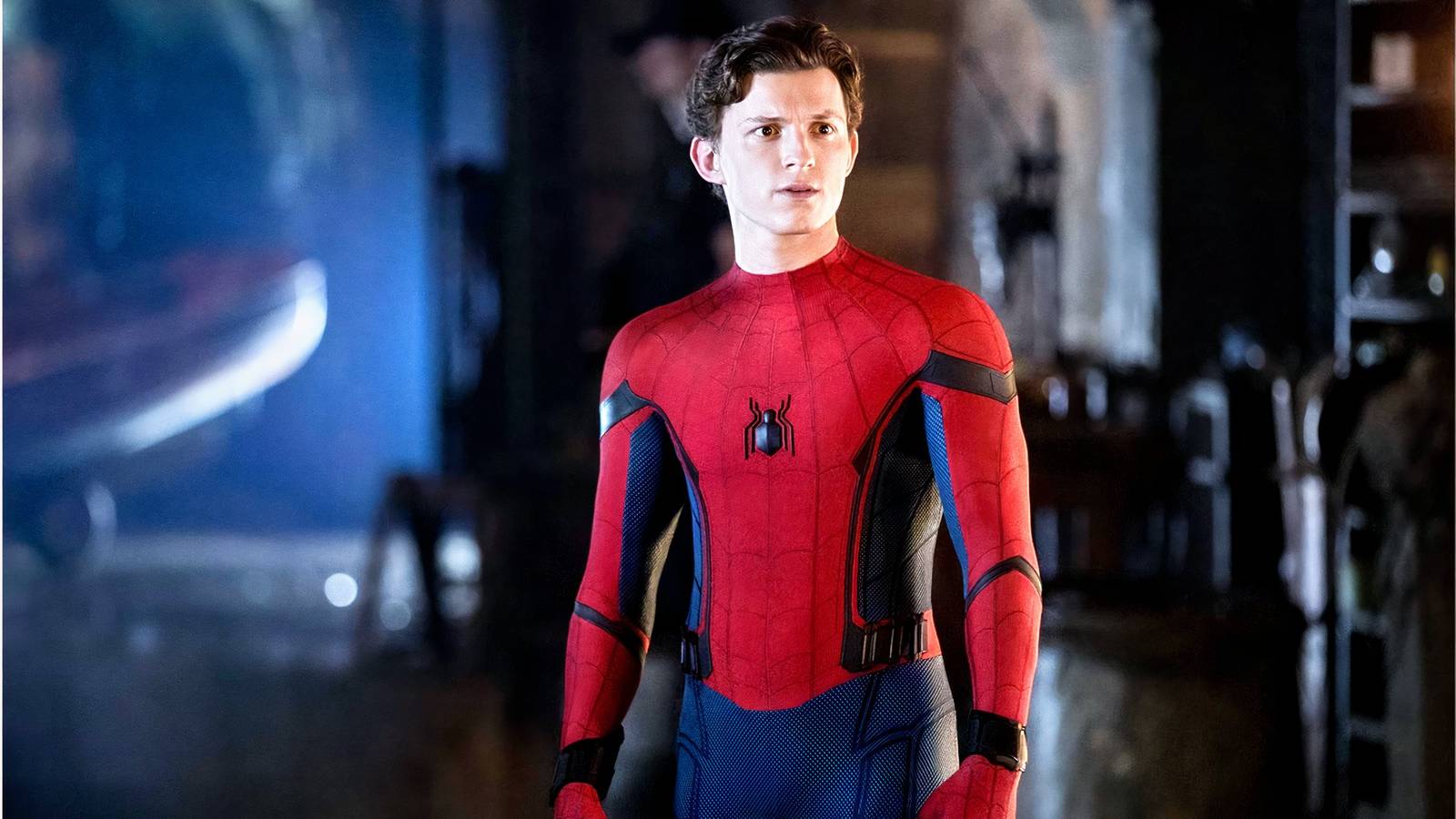 Tom Holland as Spider-Man in Far From Home.