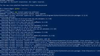 Windows powershell loading