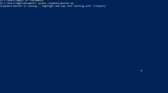 Windows Powershell running the Claudify code