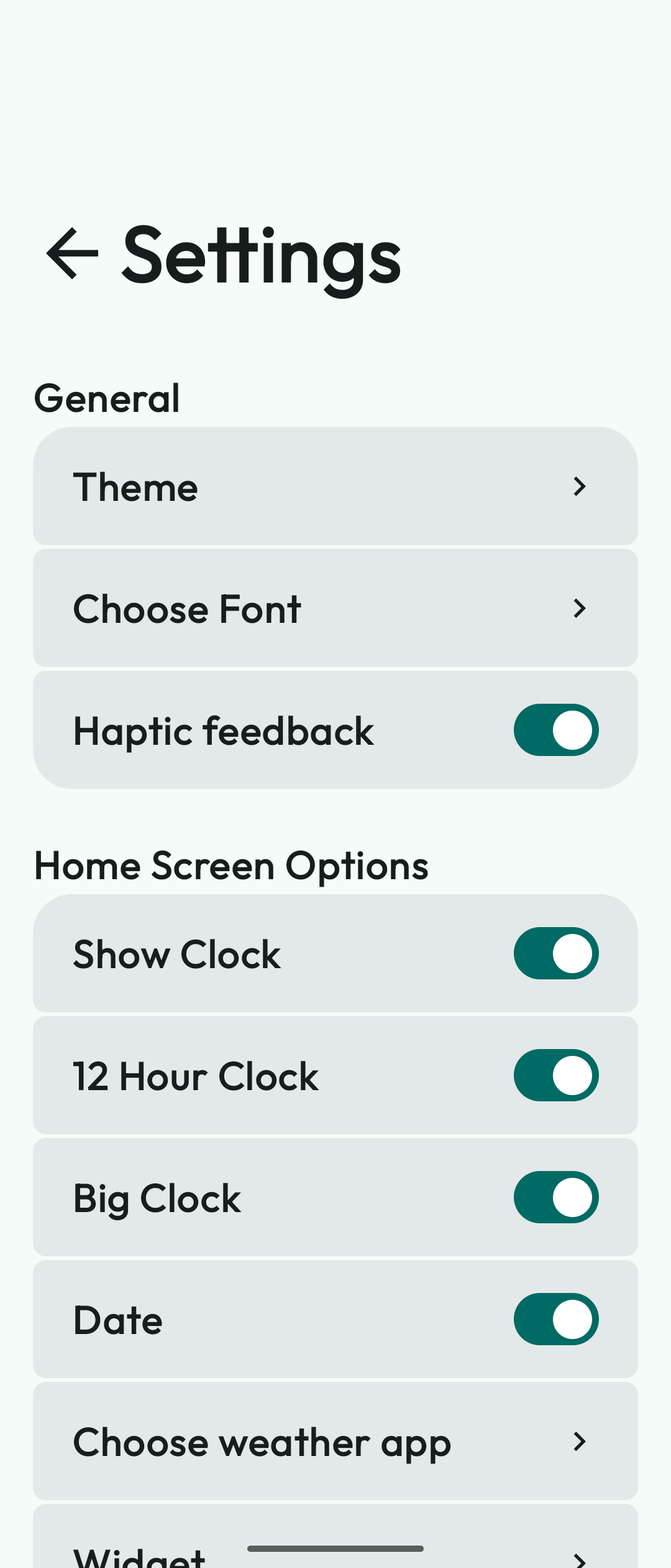 Escape Launcher: открытая текстовая замена для Niagara Launcher на Android — иллюстрация 18 к материалу