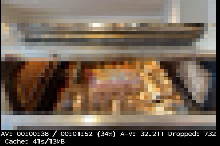 Watching a Pixelated YouTube video in the Terminal.
