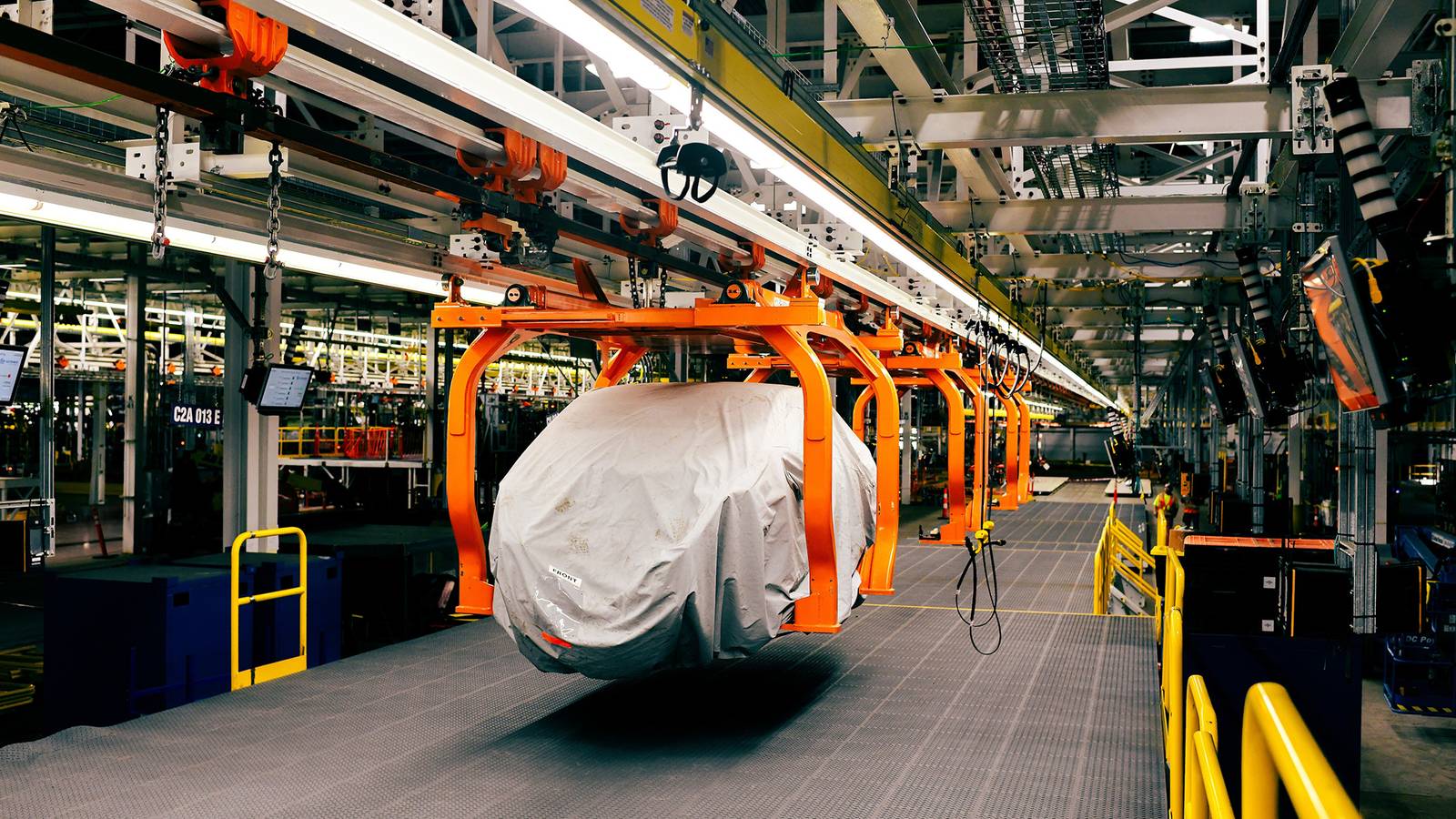 Ford Fathom EV pickup truck in production at the Louisville Assembly Plant