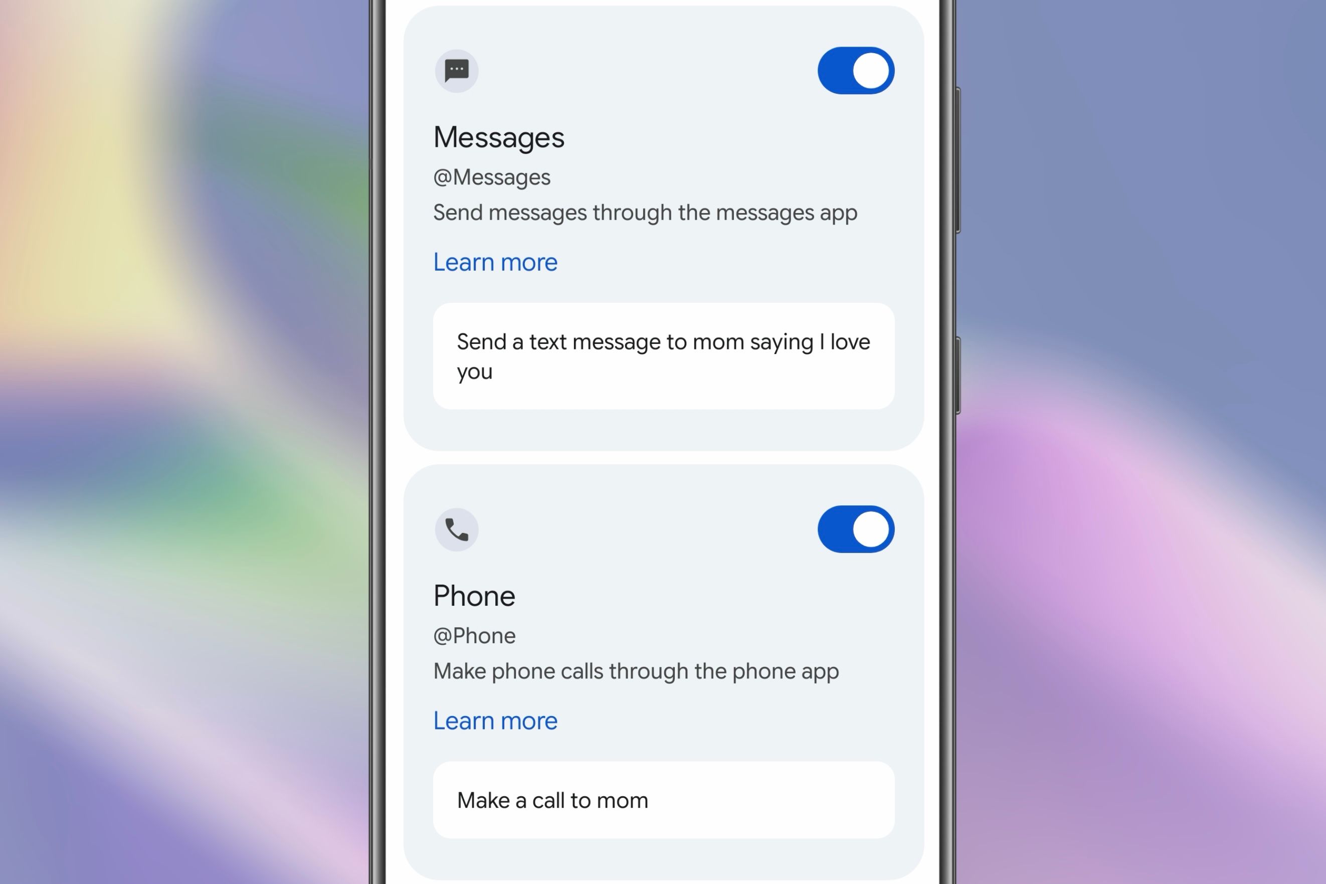 Utility apps that are compatible with Gemini's Connected Apps on an Android device.