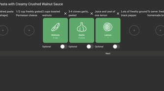 Importing a recipe via link in KitchenOwl.