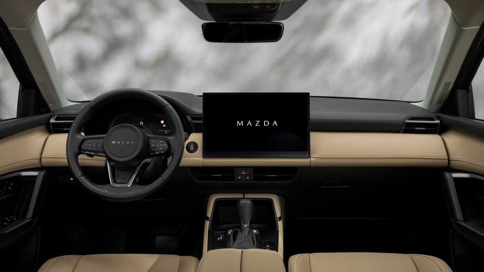 Interior shot of the dashboard in a 2026 Mazda CX-5