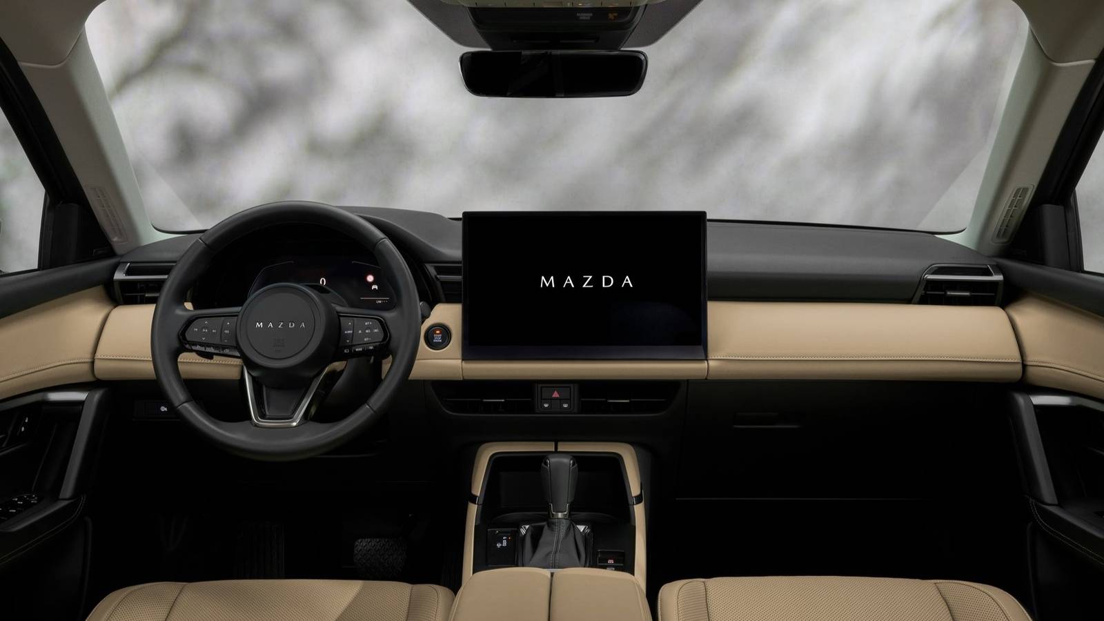 Interior shot of the dashboard in a 2026 Mazda CX-5